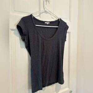 James Perse Charcoal Tee